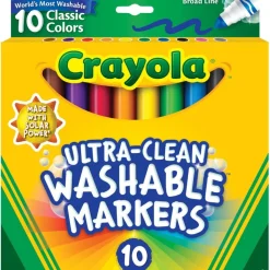 Crayola® Ultra-Clean Markers - Set of 10