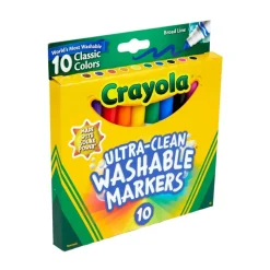 Crayola® Ultra-Clean Markers - Set of 10