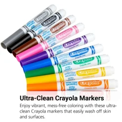 Crayola® Ultra-Clean Markers - Set of 10