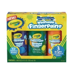Crayola® Washable Finger Paint - Set of 6