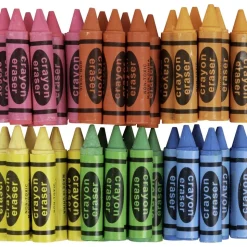 Crayon Erasers - 12 erasers