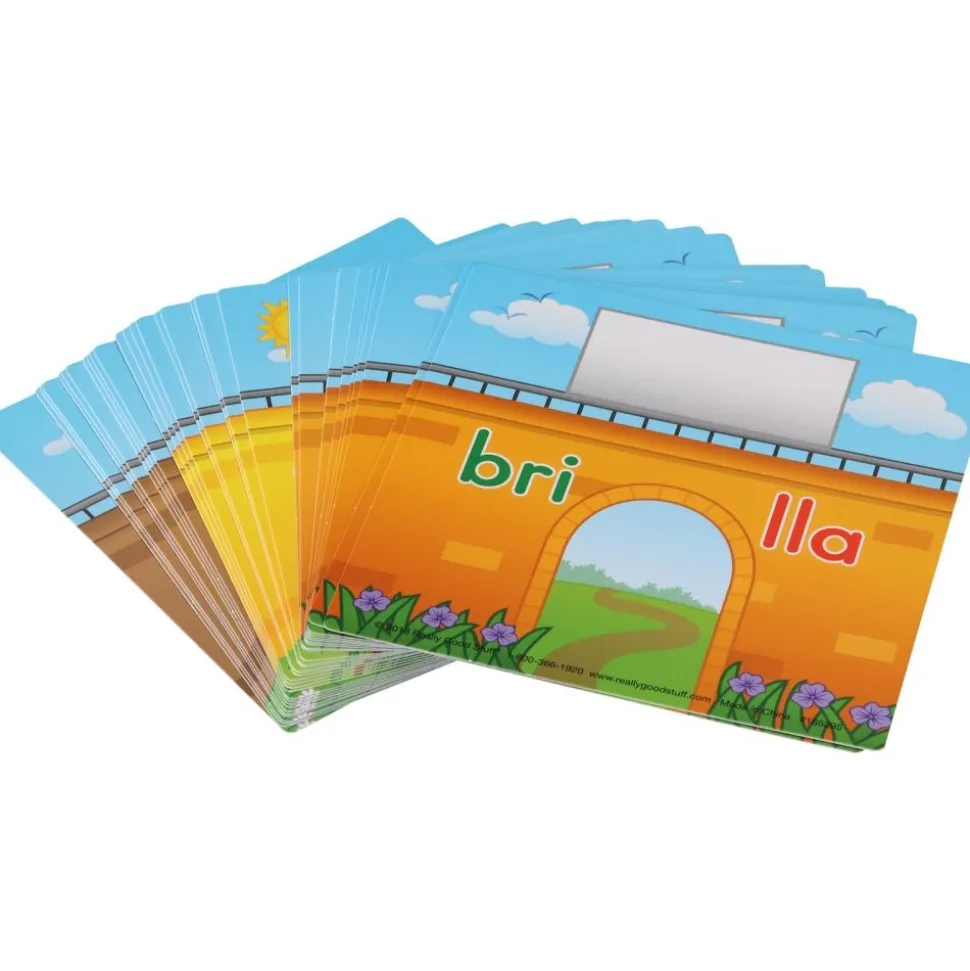 ¡Cruza el puente hábilmente! Juego de sílabas trabadas (Spanish Syllable Blends Bridge Game) - 1 game