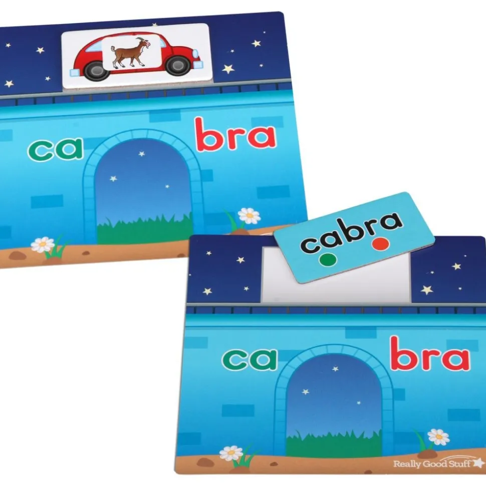 ¡Cruza el puente hábilmente! Juego de sílabas trabadas (Spanish Syllable Blends Bridge Game) - 1 game