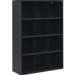 Cubbie Storage Organizer - 12 Cubbies - Black