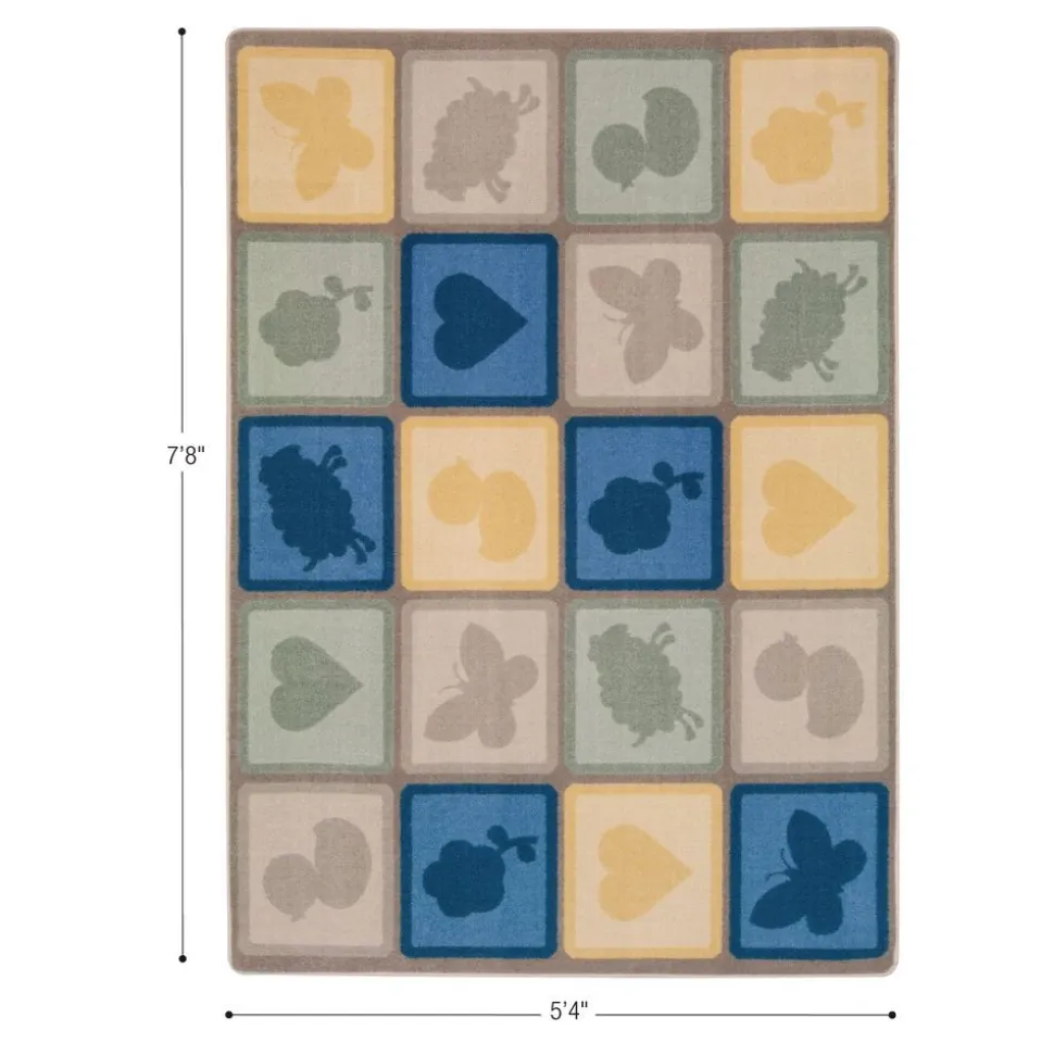 Cuddly Creatures™ Carpet - 5'4" x 7'8"