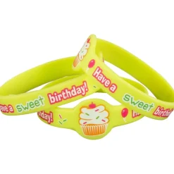 Cupcake Birthday Bracelets - 24 bracelets