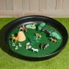 Deep Spot Tuff Tray Black