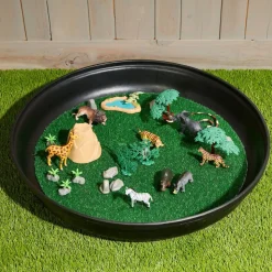 Deep Spot Tuff Tray Black