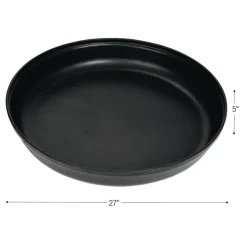 Deep Spot Tuff Tray Black