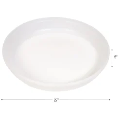 Deep Spot Tuff Tray White