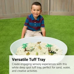 Deep Spot Tuff Tray White