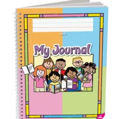Deluxe Spiral Draw and Write Journals (Kids Cover) - 6 Pack