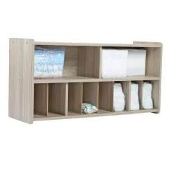 Diaper Wall Storage - Assembled, Gray