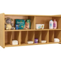 Diaper Wall Storage - Maple/Maple, Assembled