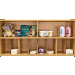 Diaper Wall Storage - Maple/Maple, Assembled