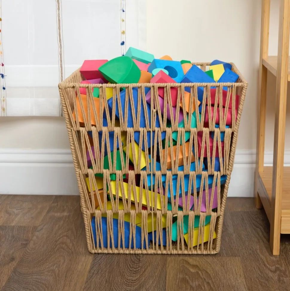 Discount School Supply® Large Paper Rope Storage Basket