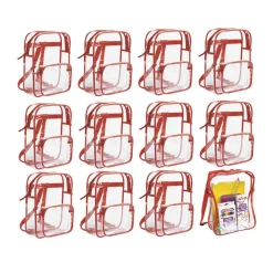Discount School Supply® Premium Clear Student Backpack - Set of 12