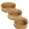 Discount School Supply® Seagrass Oval Basket - Set of 3