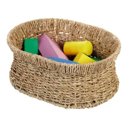 Discount School Supply® Seagrass Oval Basket - Set of 3