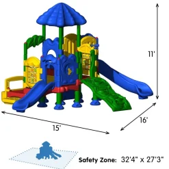 Discovery Range w/ Ground Spikes - Playful