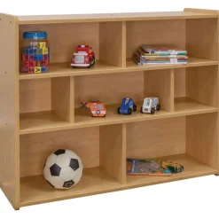 Divided 3-Shelf Storage Unit, 38