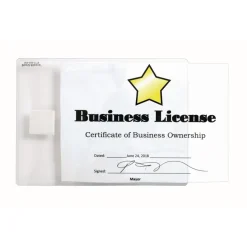 DocU-Sleeves 5" x 7" Wall-Mount Document Display - Set of 10