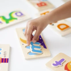 Double-sided ABC Picture Board