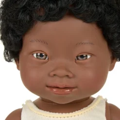 Down Syndrome 15" Doll African Boy