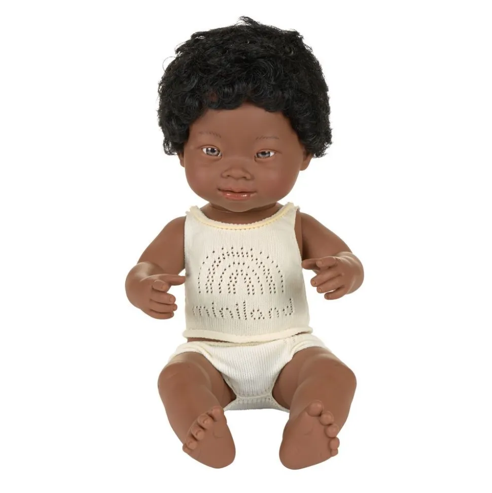 Down Syndrome 15" Doll African Boy