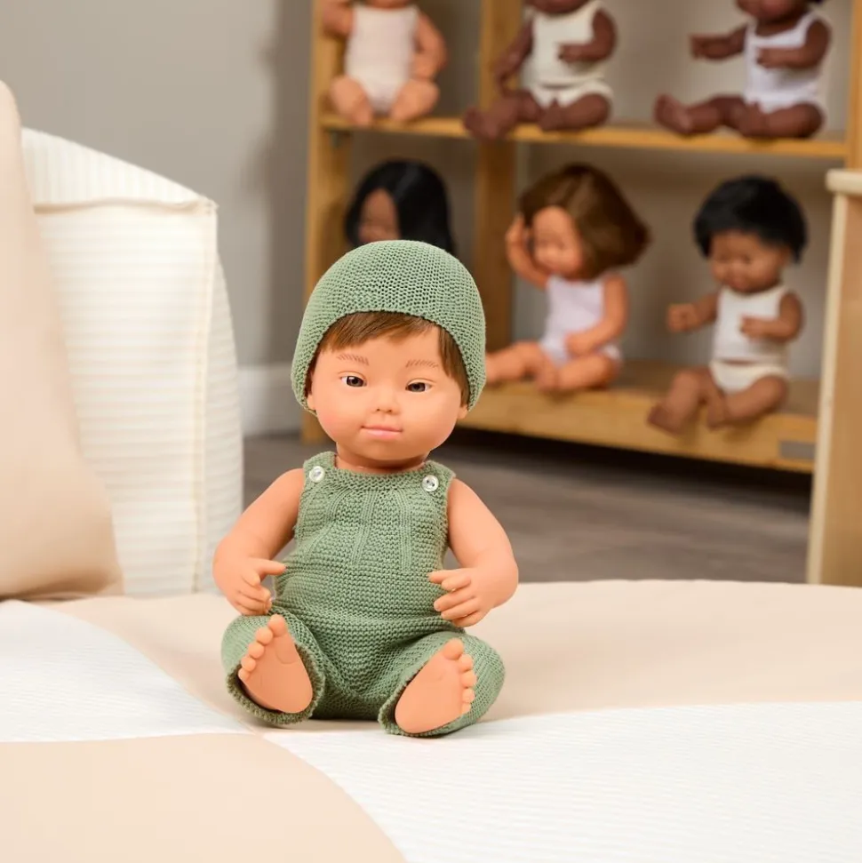 Down Syndrome 15" Doll Caucasian Boy