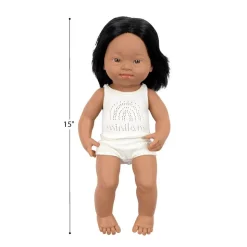 Down Syndrome 15" Doll Hispanic Girl
