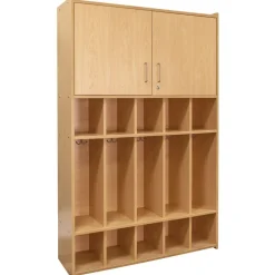 Dual Purpose Student Locker - Maple/Maple, Assembled