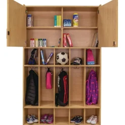 Dual Purpose Student Locker - Maple/Maple, Assembled