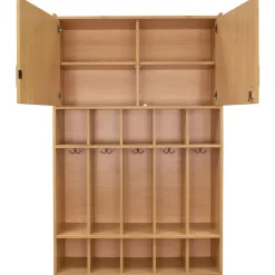 Dual Purpose Student Locker - Maple/Maple, Assembled