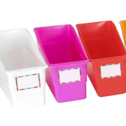 Durable Book And Binder Holders - 12-Pack Rainbow