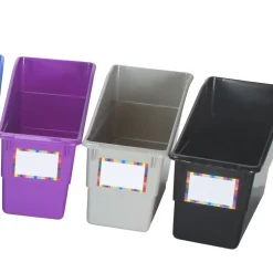 Durable Book And Binder Holders - 12-Pack Rainbow