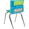 Early Childhood Deluxe Chair Pockets with Pencil Case- 36 Pack - Turquioise/Lime