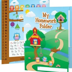 Early Learning Owl Homework Folders - 12 folders