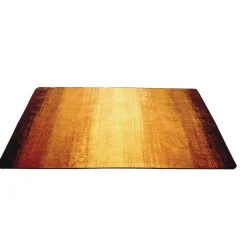 Earth Tone Stripes Carpet, Sand - 6' x 9' Rectangle