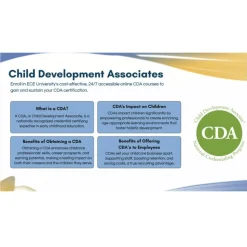 ECE University Online CDA Training Program - 121 Hours for Child Development Associate Credential