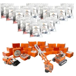 Edison Educational Robot Kit - Set of 30 Edison Robots with 15 Edison Expansion Construction Kits - STEAM Education - Robotics and Coding