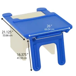 Edutray for Cube Chair (Blue) - Tray Only
