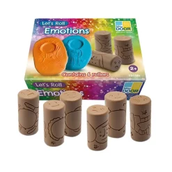 Emotions Stamper Rollers - Set of 6 Rollers, 6 Emotions and 6 People Designs