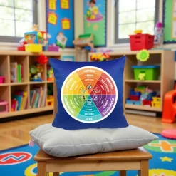 Emotions Wheel Pillow