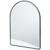 Environments® Arched Wall Hanging Acrylic Mirror with Wood Frame - Black
