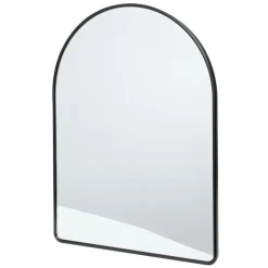 Environments® Arched Wall Hanging Acrylic Mirror with Wood Frame - Black
