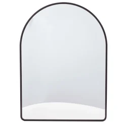 Environments® Arched Wall Hanging Acrylic Mirror with Wood Frame - Black