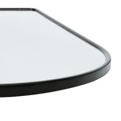 Environments® Arched Wall Hanging Acrylic Mirror with Wood Frame - Black