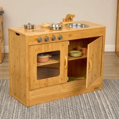 Environments® Bamboo Kitchen Oven & Sink Combo