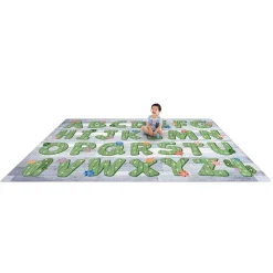Environments® Cactus Alphabet Rug 7’ 6” x 12’